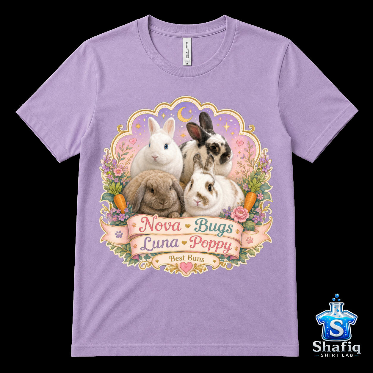 Best Buns Floral Frame