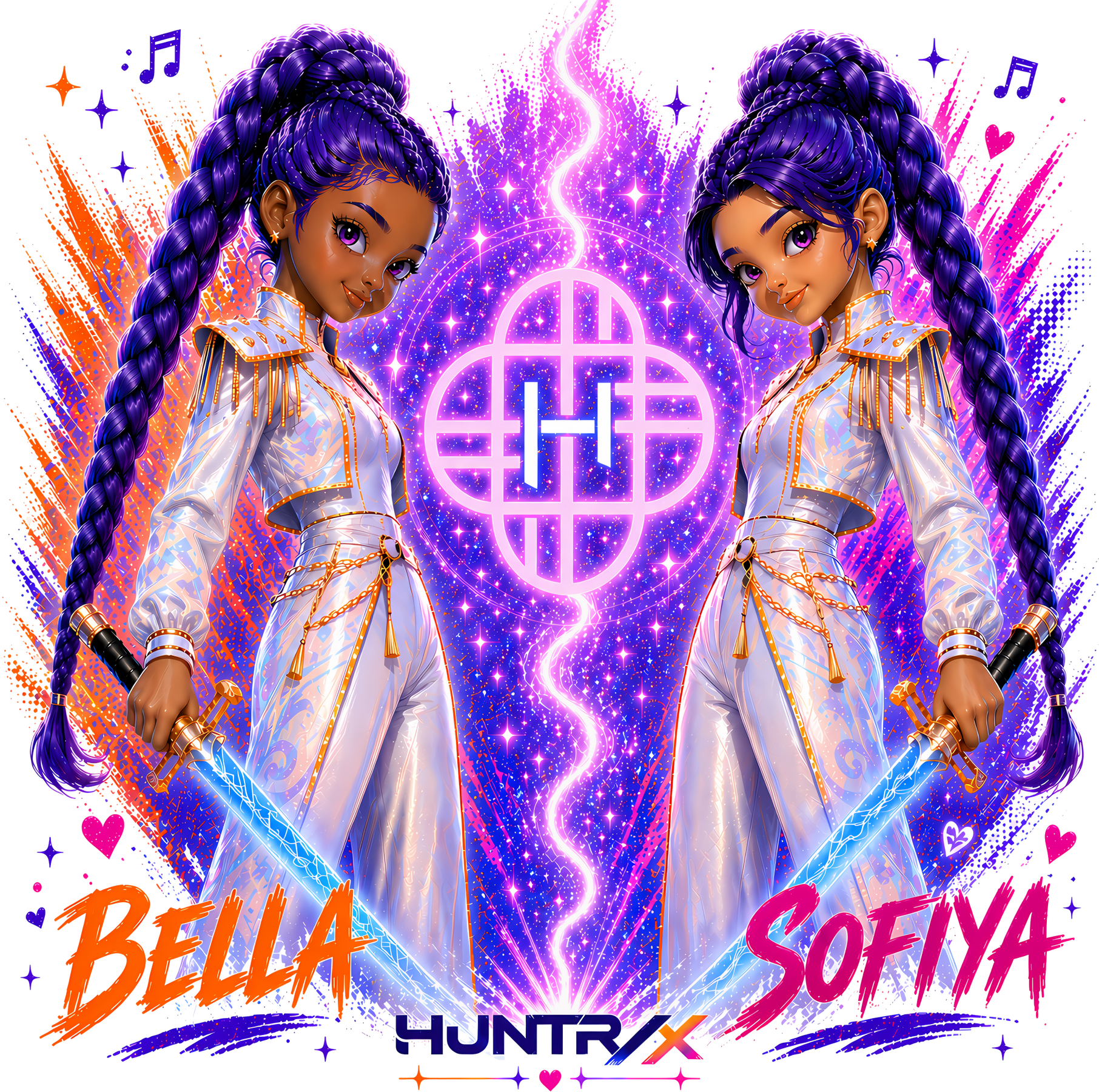 KPOP Demon Hunters - Bella & Sofiya